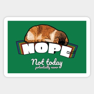 NOPE - Not today - potentially never Magnet